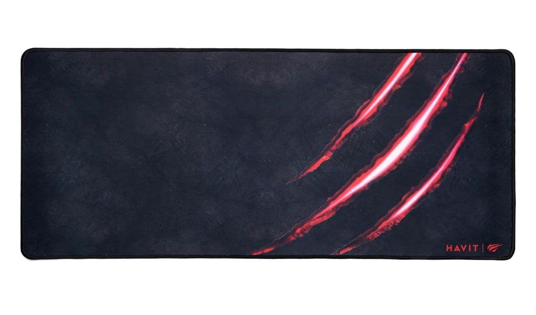 Havit Mouse Pad Grande 70 X 30 Cm Gamer, Hv-MP861, Movimento Suave e Preciso, Costurado, Preto 🖱️🎮