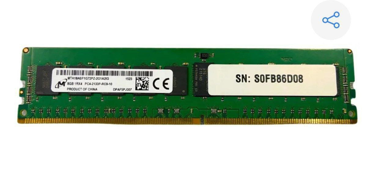 Memoria 8g Servidor Pc4-2133p Precision Workstation T7810 2.133Mhz