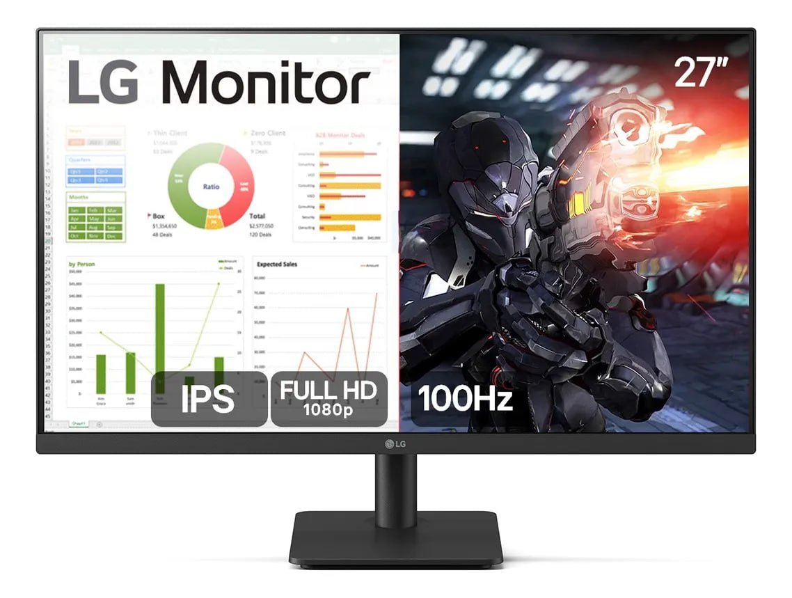 LG 27” IPS 100Hz FHD 🖥️