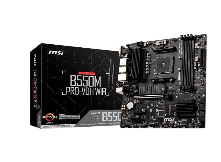 B550M Pro-VDH WiFi, AMD AM4, mATX, DDR4