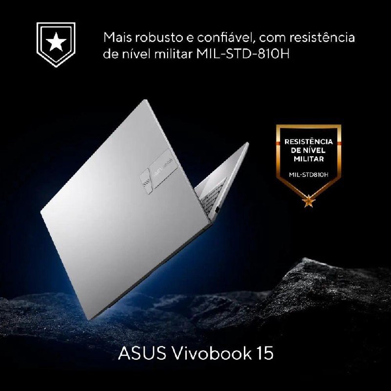 Notebook Asus Vivobook 15 X1504va Intel Core I5 1334u 8gb Ram 512gb Ssd Linux Keepos Intel Iris Xe Tela 15,6 Led Fhd Silver - Nj1741 🖥️