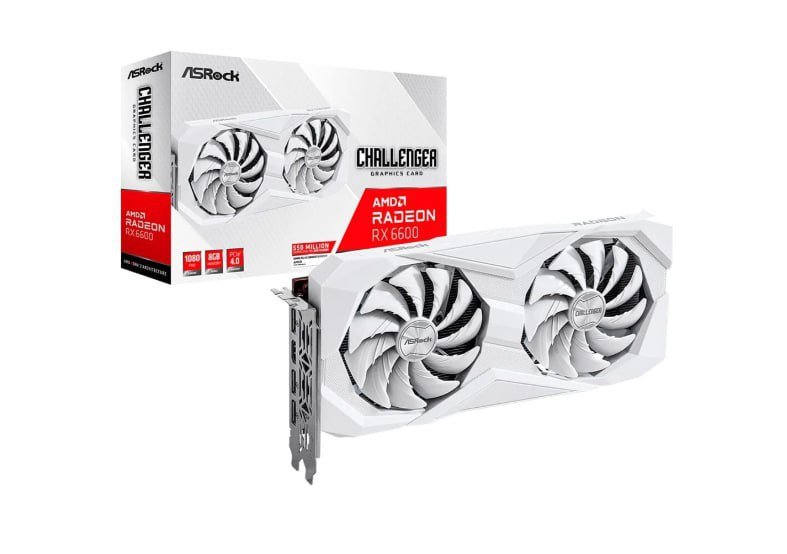 Placa de Vídeo RX 6600 CLD 8G ASRock AMD Radeon 8GB GDDR6 🛒💻