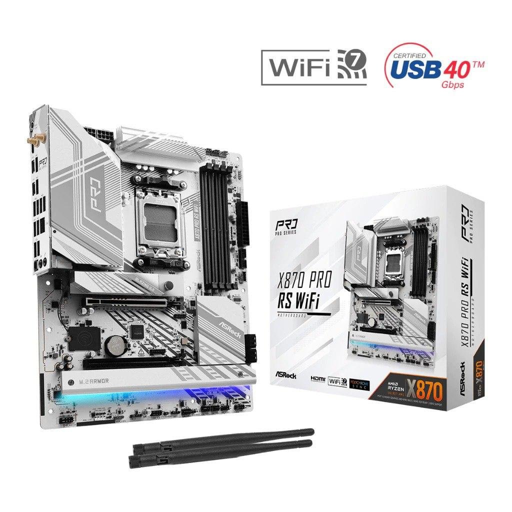 Placa Mãe AsRock X870 Pro RS Wifi, DDR5, Socket AMD AM5 🖥️