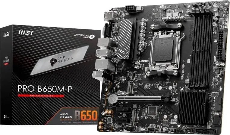 Placa Mãe MSI Pro B650M-P, Chipset AMD B650 🖥️🔧