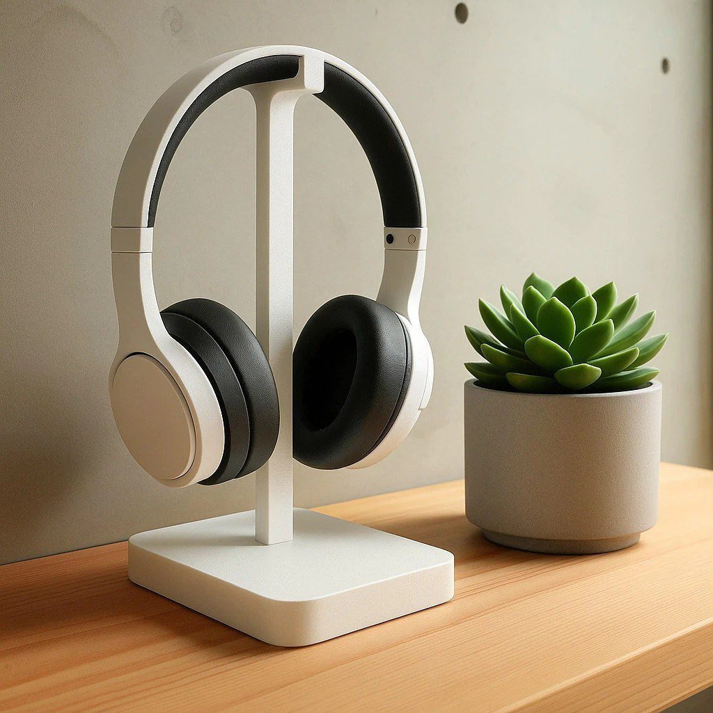 Suporte de Mesa para Fone Headset Gamer Universal Elegante Minimalista (VÁRIAS CORES) 🖥️🎧