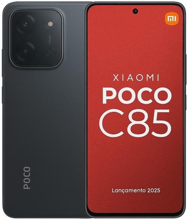 Smartphone Xiaomi Poco C85 • 8GB RAM • 256GB ROM • NFC • Preto 🛒📱
