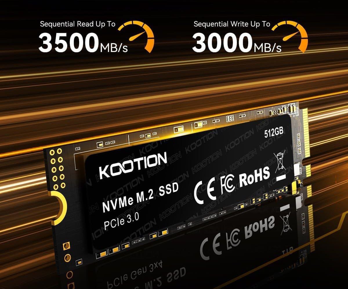 SSD Nvme KOOTION x15 PCIe M2 SSD NVME M.2 SSD 3500mbs Gen 3 x 15