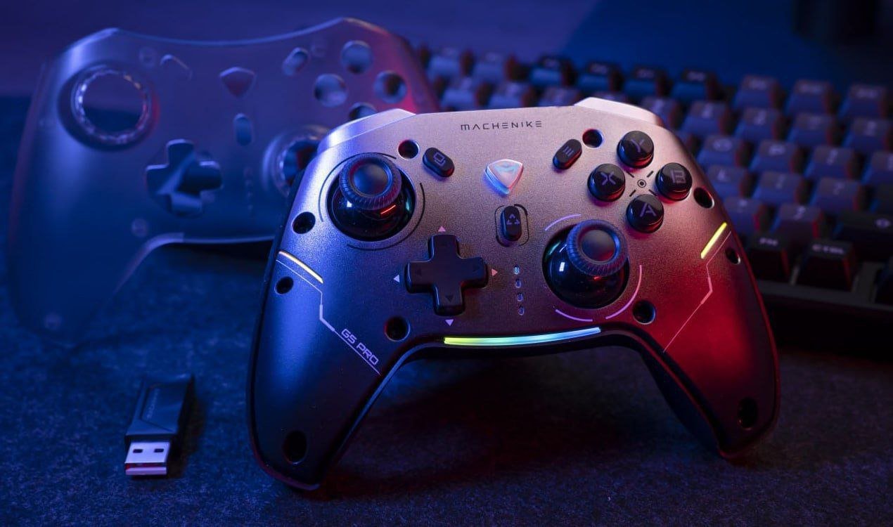 Controle Sem Fio Machenike G5 Pro Elite RGB 🕹️🎮