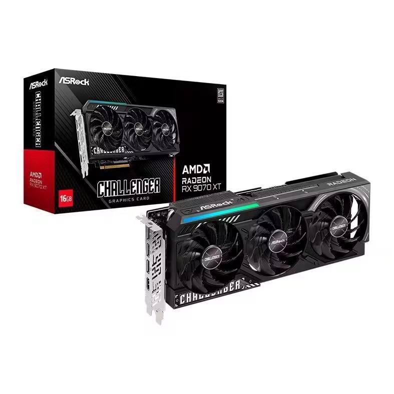 Placa de Vídeo AsRock Radeon RX 9070 XT Challenger, 16GB 🖥️🎮