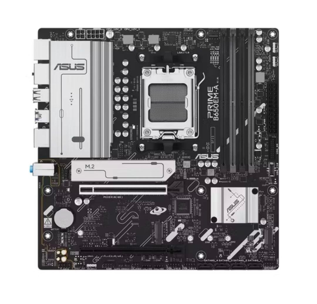 Placa Mãe Asus Prime B650EM-A, Chipset B650, AMD AM5, mATX 🖥️
