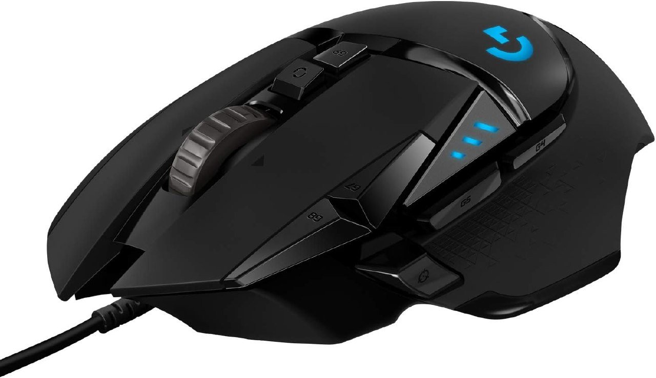 Mouse Gamer Logitech G502 HERO com RGB LIGHTSYNC, Ajustes de Peso, 11 Botões Programáveis e Sensor HERO 25K 🖱️🎮