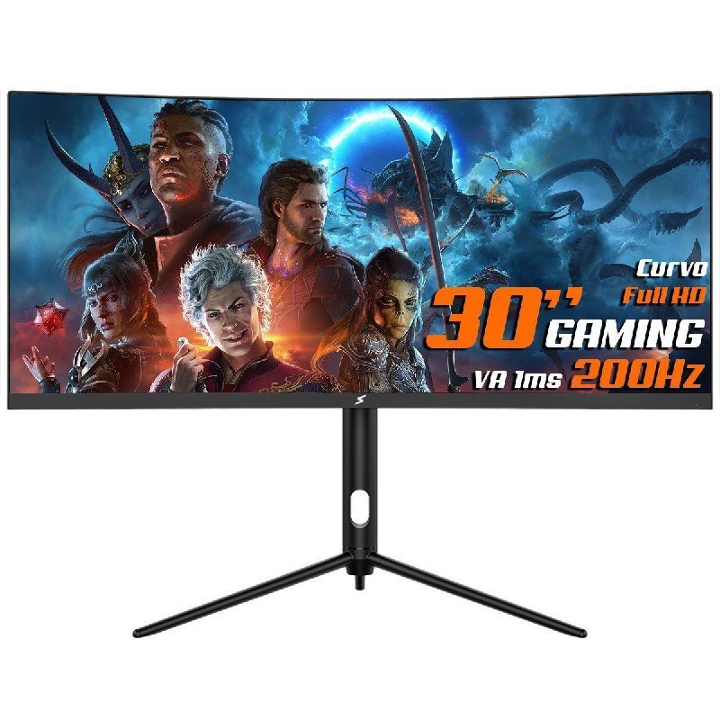 Monitor Gamer SuperFrame Elegance Series FreeSync, UltraWide Full hd VA 🖥️🎮