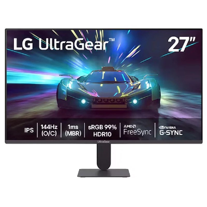 Monitor Gamer LG UltraGear 27", Full HD, 144Hz, 1ms, IPS 🖥️🎮