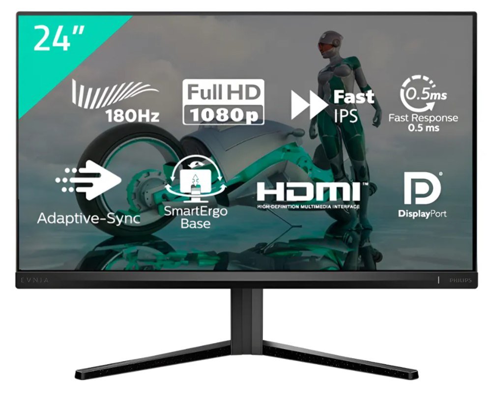 MONITOR PHILIPS EVNIA 24" IPS, 180HZ, 0.5MS 🖥️