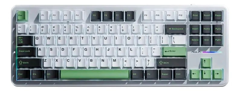 Teclado Mecânico Sem Fio Aula F87 Pro RGB