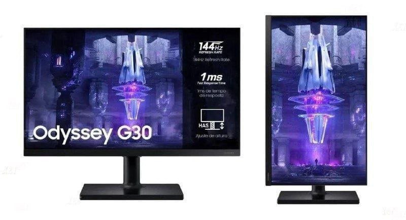 Monitor Samsung Odyssey G30 24" Full HD VA 144Hz FreeSync Preto 🖥️🕹️