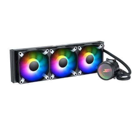 Water Cooler SuperFrame ISENGARD, ARGB, 360mm, Intel-AMD, Controladora 💻❄️✨