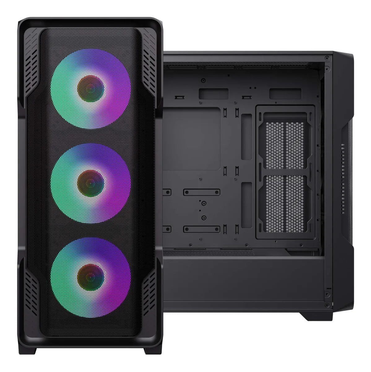 Gabinete Gamemax Tower Atx Vidro Siege Preto