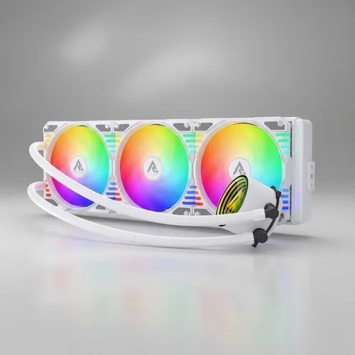 Water Cooler Ryvel Lumin Wave 360 Rosa Argb 🧊🌈