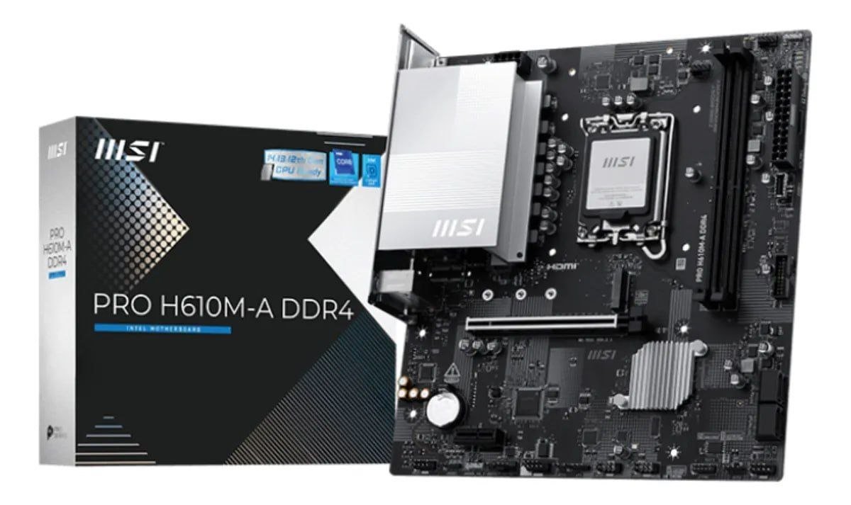 Placa Mãe Msi Pro H610m-a DDR4 LGA1700 🖥️