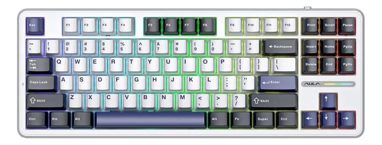 Teclado mecânico Gamer Aula F87 🎮⌨️