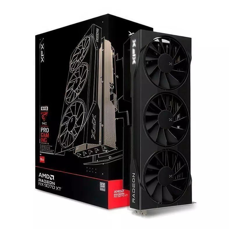 Placa de Vídeo XFX Radeon RX 9070 XT Swift Triple Fan Gaming Edition 16GB GDDR6 🖥️🎮