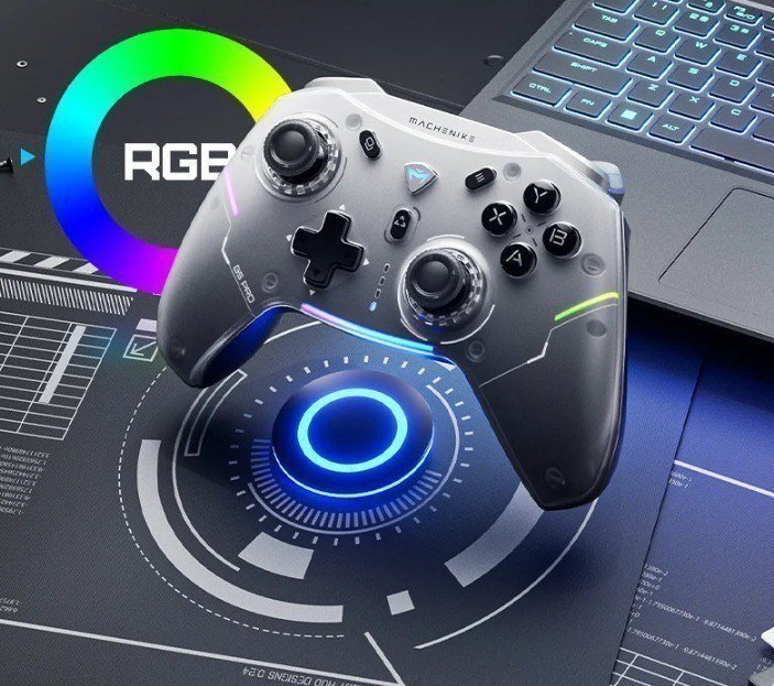 Controle Sem Fio Machenike G5 Pro Elite RGB 🎮🕹️