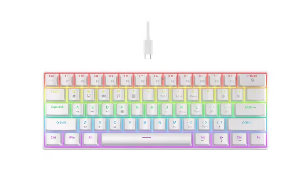 2 UNIDADES Teclado Mecânico K61 🛒⌨️
