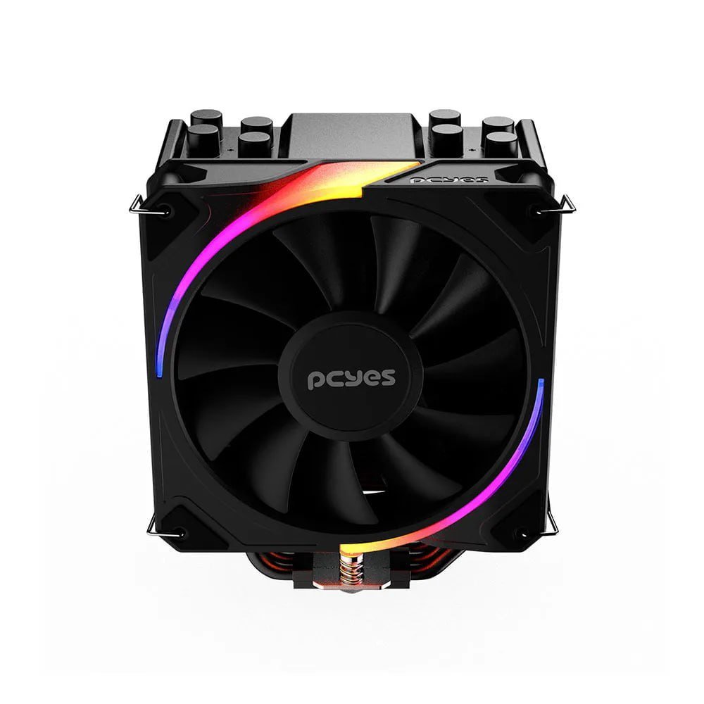 Aircooler Pcyes Frost Pulse Argb Black Vulcan 180W 🖥️❄️