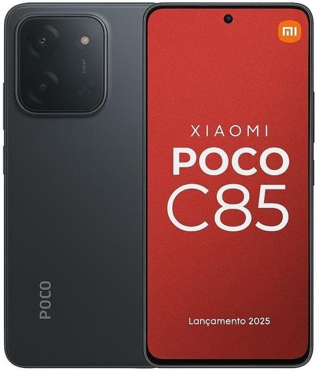 Smartphone Xiaomi Poco C85 NFC Preto 8GB RAM 256GB ROM 🛒📱
