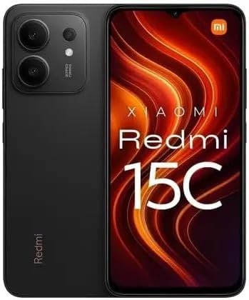 Smartphone Xiaomi Redmi 15C Midnight Black (Preto) 8GB RAM 256GB ROM 🛒📱