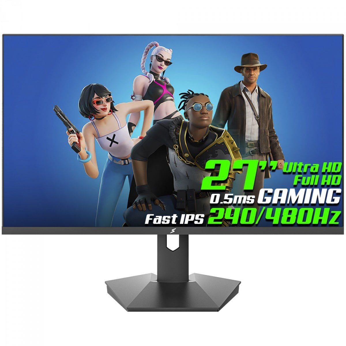 Monitor Gamer SuperFrame VisionX, 27 Pol, Dual Mode, 4K Ultra HD 240Hz / Full HD 480Hz, Fast IPS, 0.5ms, HDR, FreeSync/G-Sync, HDMI/DP, SFVXFB-27480-DM-PRO 🖥️🎮