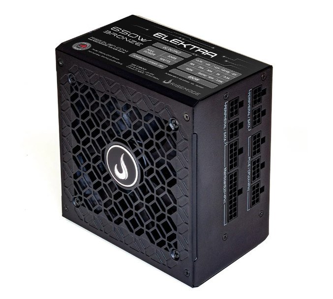 Fonte Gamer Rise Mode Elektra, 650W, Bronze, Full Modular, PFC Ativo, Preto 🖥️⚡