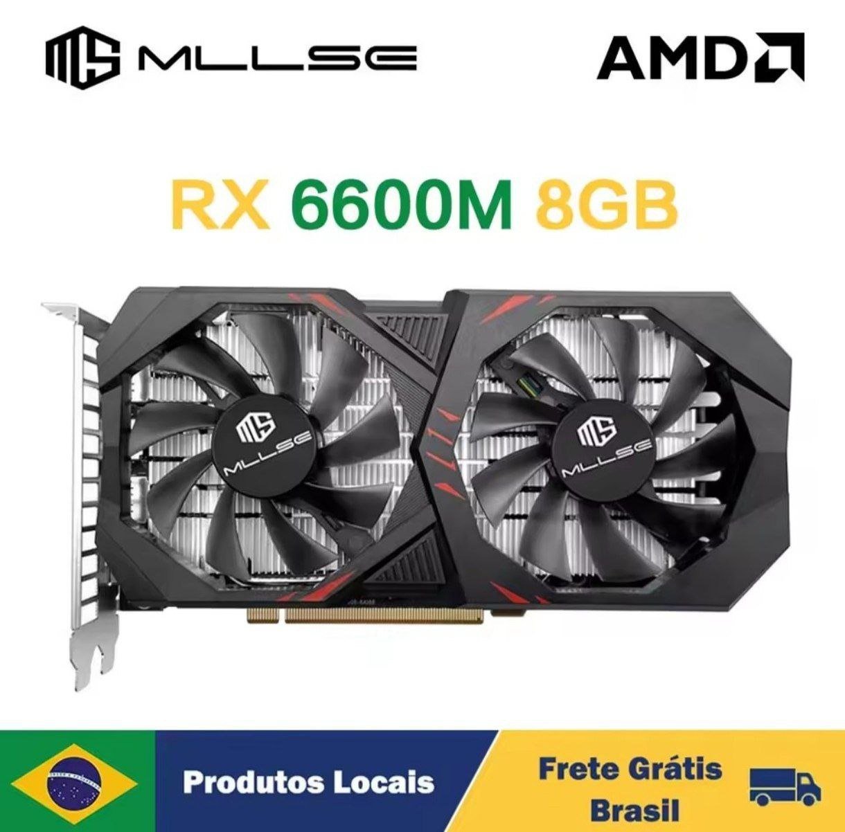 RX 6600M 8GB MLLSE (usada) 🛒🎮