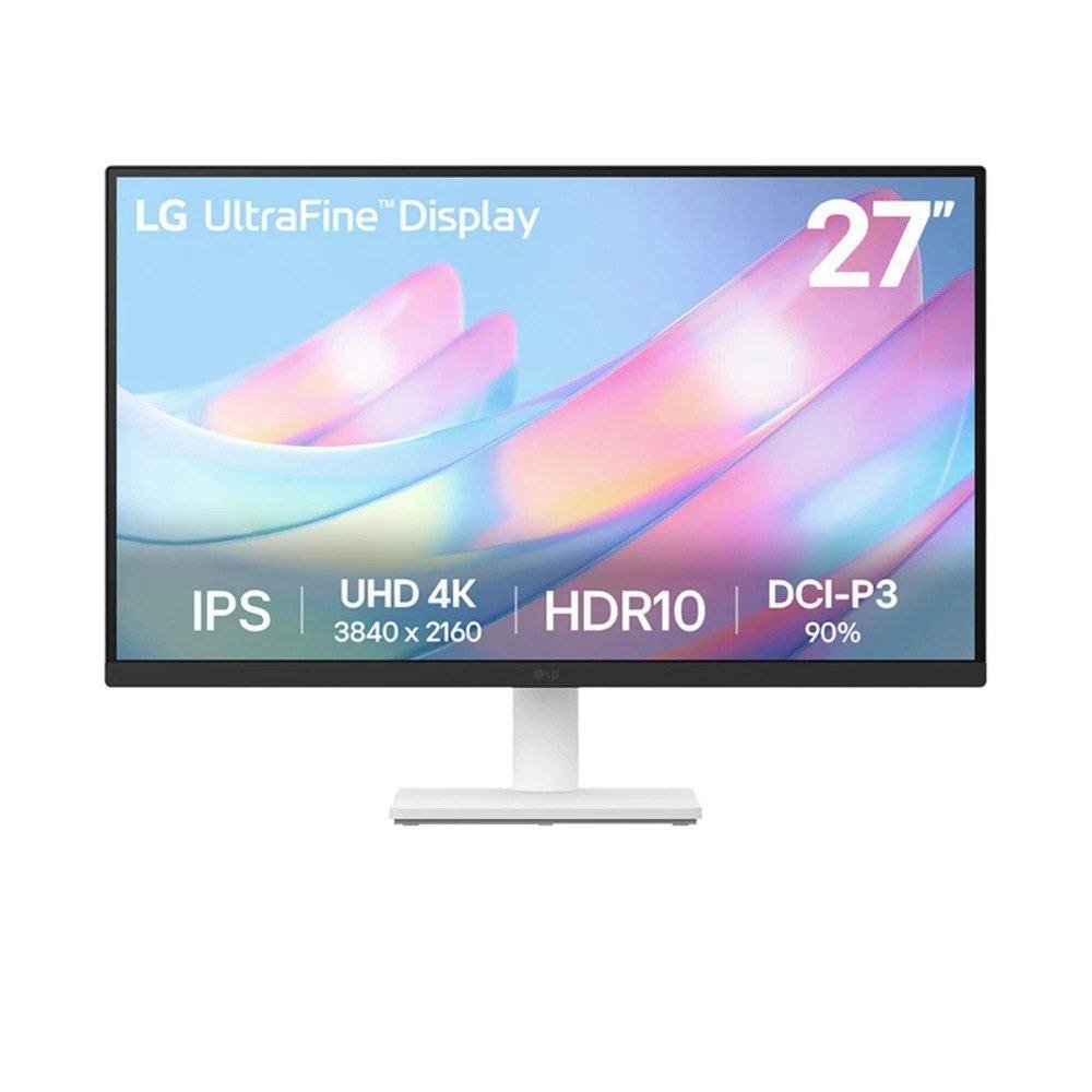 Monitor LG UltraFine 27US500-W Tela IPS 4K UHD 27, HDR10, DCI-P3 90 Branco 🖥️