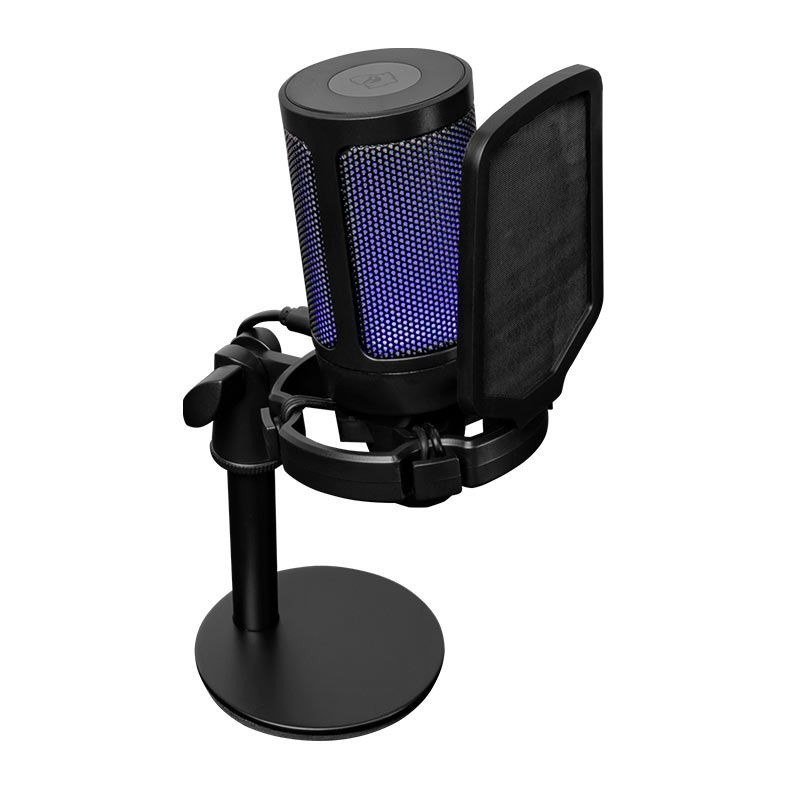 Microfone Mancer Horcrux V2 PFT, RGB, USB, Preto, MCR-HCRPFT-BL02 🎤🎧