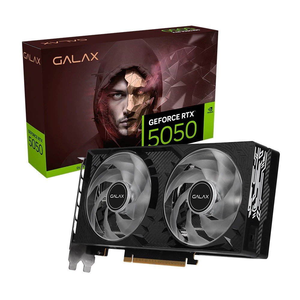 Placa de Vídeo GALAX RTX 5050 8GB GDDR6 128 Bits 🖥️🎮