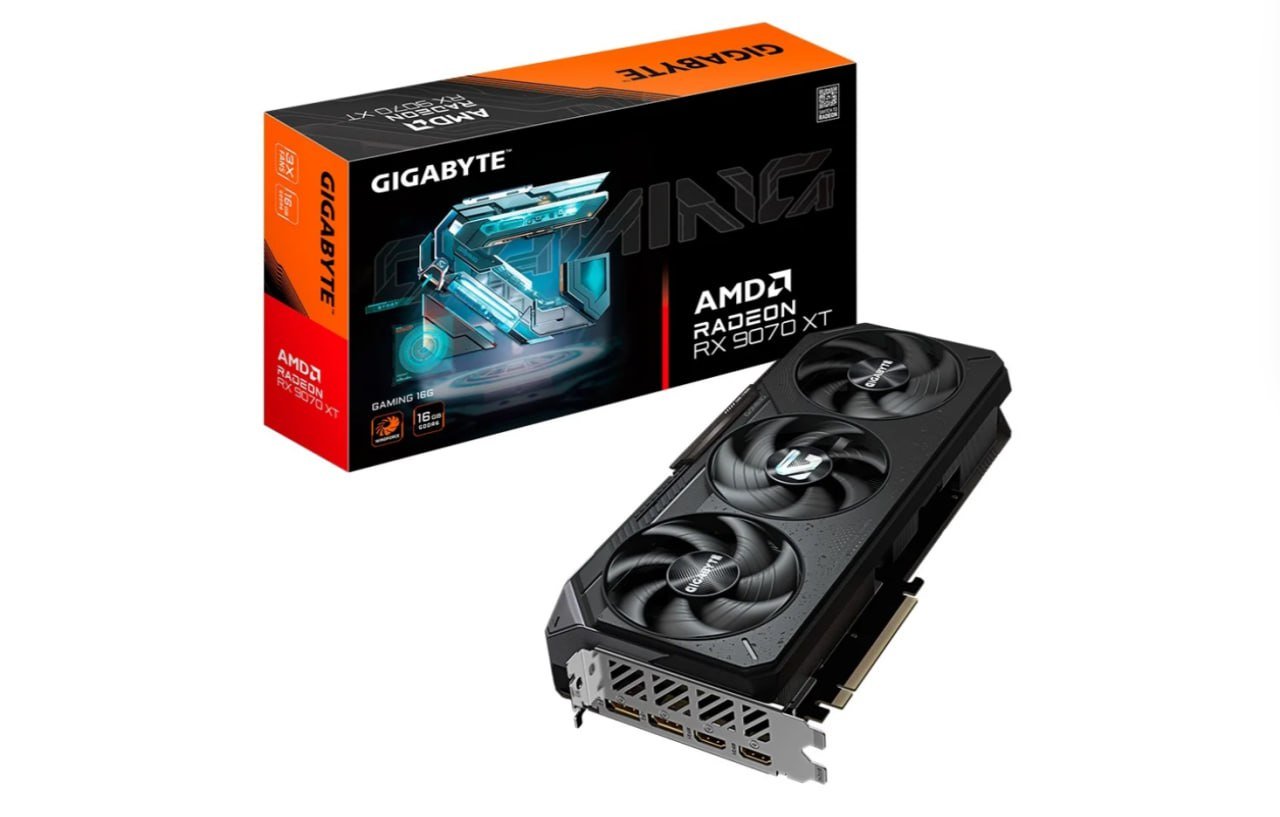 Placa de Vídeo RX 9070 XT GAMING 16G AMD Radeon Gigabyte, 16GB, GDDR6 🖥️🎮