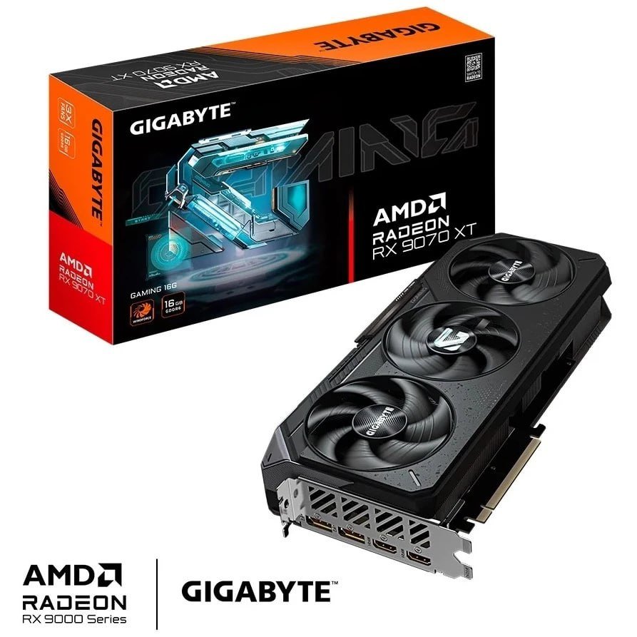 Placa de Vídeo Gigabyte RX 9070 XT Gaming 16GB Gddr6 256 Bits 🖥️🎮