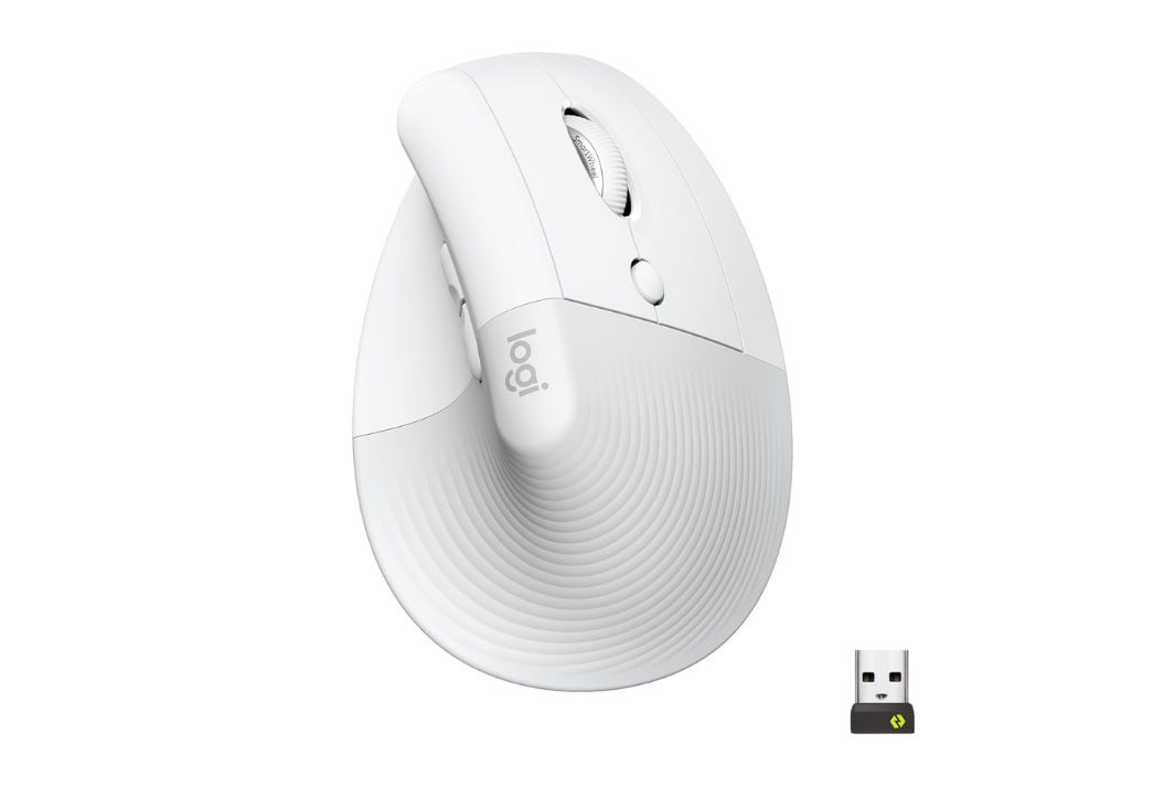 Mouse sem Fio Logitech Lift Vertical c/ Design Ergonômico 🖱️