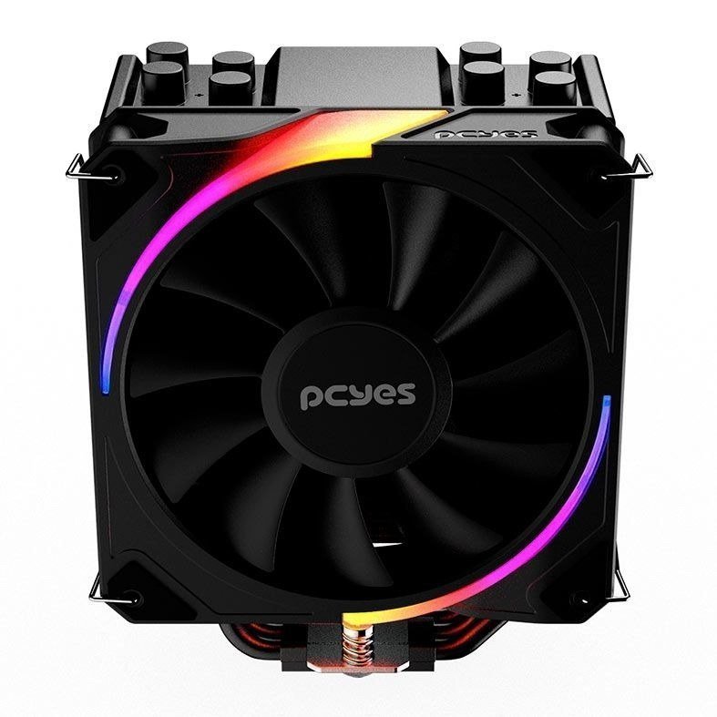 Cooler Para Processador Pcyes Frost Pulse Argb Black Vulcan 🧊🖥️