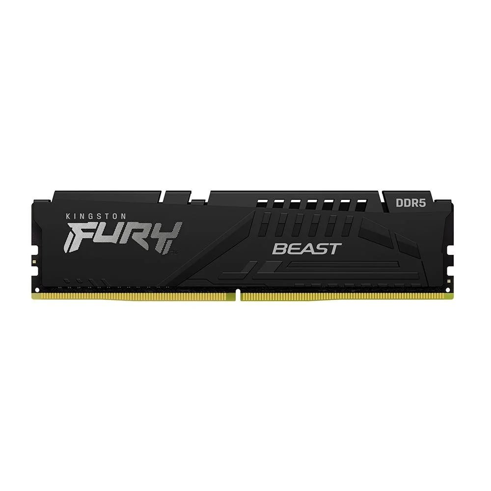 Memória RAM Kingston Fury Beast, 16GB, 5600MHz, DDR5, CL40, para Intel XMP, Preto KF556C40BB-16 🛒
