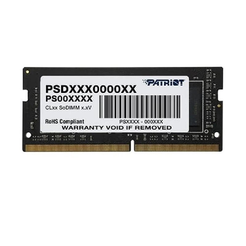Memória RAM Patriot Signature 8GB (1x8GB) UDIMM 3200MHz DDR4 CL22 Preta 🖥️