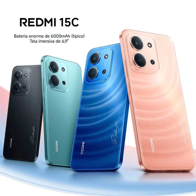 Celular Xiaomi Redmi 15C Dual SIM 256GB 8GB RAM 6.9" 50MP 8MP (Global) 📱