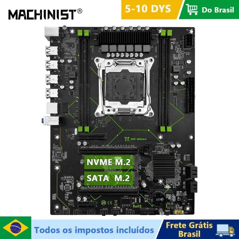 Placa Mãe Machinist x99 MR9A-H 🖥️🛒
