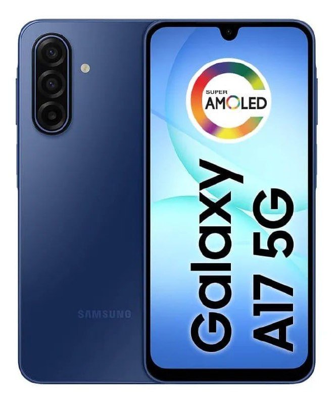Celular Samsung Galaxy A17 5G Com IA, 256GB, 8GB RAM, Câm de 50MP, Tela de 6.7", NFC, IP54 - Azul 🛒📱