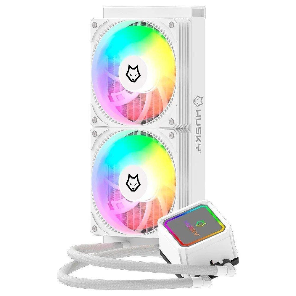 Water Cooler Husky Freezy Argb 240Mm Amd E Intel Branco Hwt200Br 🧊❄️