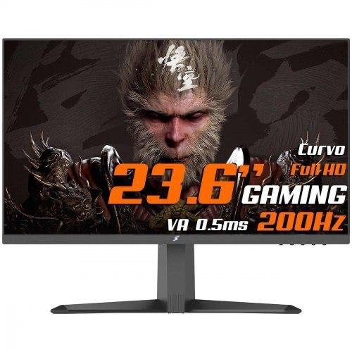 Monitor Gamer Superframe Ultra 23,6 Pol Curvo Full Hd Fast Va 05Ms 200Hz Freesyncg Sync Hdmidp Preto Sfutcb 24200 Fhd 🖥️🎮