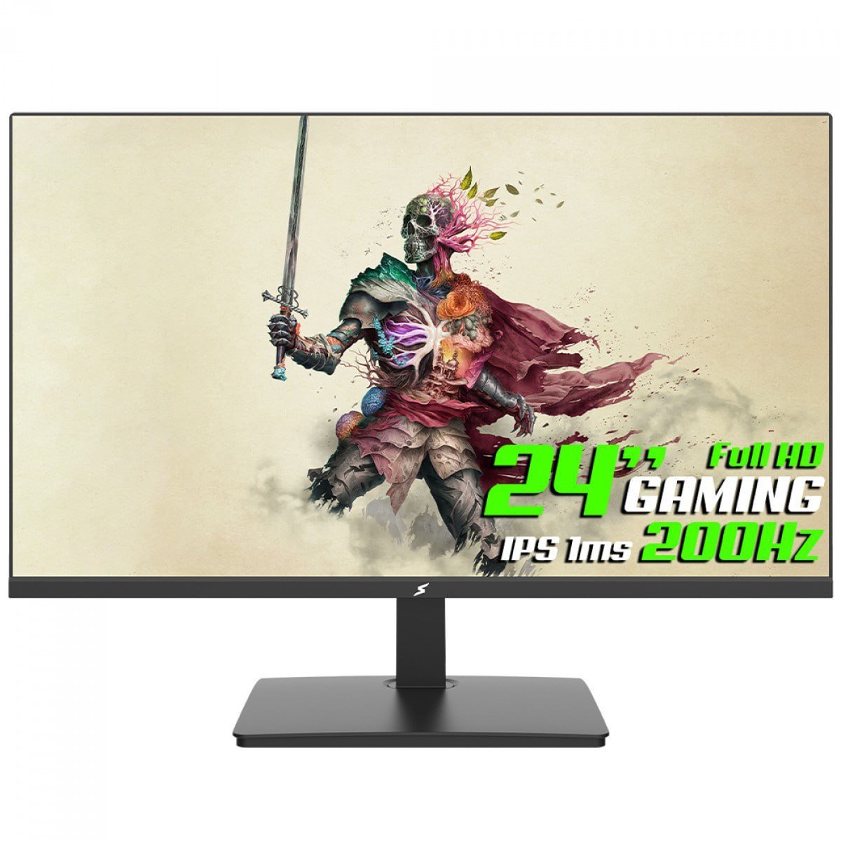 Monitor Gamer SuperFrame View, 24 Pol, Full HD, Fast IPS, 1ms, 200Hz 🖥️🎮