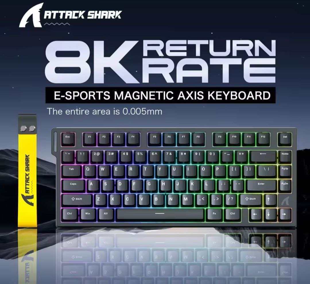 Attack Shark R82HE teclado magnético 🖥️⌨️